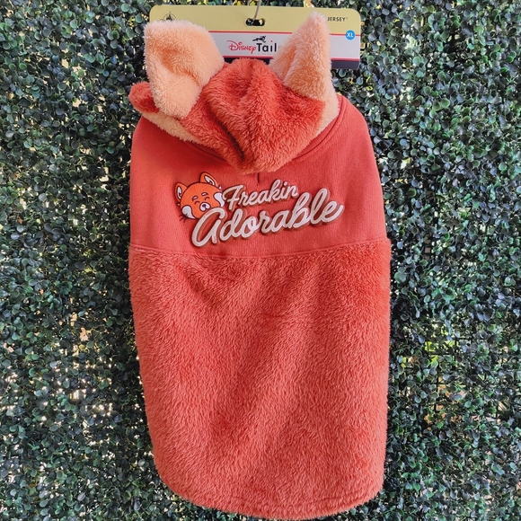 DisneyParks Disney Tails Spirit Jersey Turning Red Panda Shirt W/Hood XL NWT - Picture 4 of 7